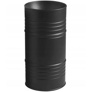 Раковина напольная Kerasan Artwork Barrel 474331 45см слив в стену чёрный матовый